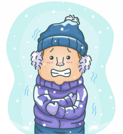 Download Snowy Shivering Person Common In Cold Chills ...