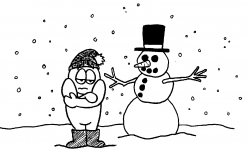 Chilly cold snow clipart - Clip Art Library