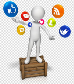 Social media marketing Communication , media transparent ...