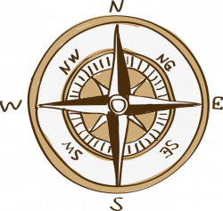 Compass Hand-painted Cartoon Clipart Image And Transparent ...