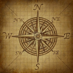 Stock Photo | Compass drawing, Vintage compass, Compass art