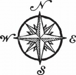 25 Awesome pirate compass clip art | Compass rose tattoo ...