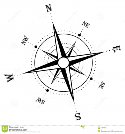 Compass Rose Clip Art Public Domain Compass rose black and ...
