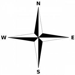 Free Simple Compass Rose, Download Free Clip Art, Free Clip ...