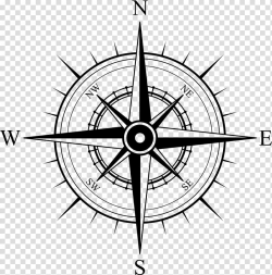 Compass rose, North Compass rose Map, compass transparent ...