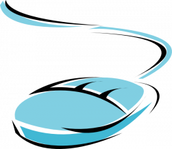 Blue Computer Mouse Clip Art at Clker.com - vector clip art online ...