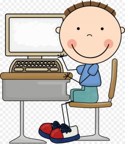 Computer, Illustration, Boy, transparent png image & clipart free ...
