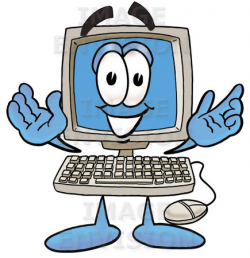 Person At Computer Cartoon - Free Clip Art - Clipart Bay