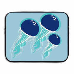 Amazon.com: Business Briefcase Sleeve Cute Jellyfish Artwrok Clipart ...