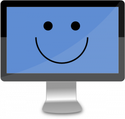 Happy Computer Screen Clip Art at Clker.com - vector clip art online ...