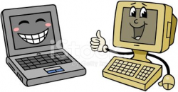 Happy Computers stock vectors - Clipart.me