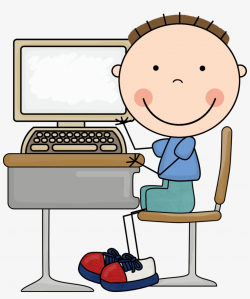 Computer Clipart For Kid Png - Computer Lab Clipart - Free ...