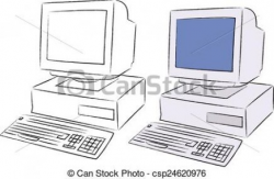 Old Computer Clipart – 101 Clip Art – types of computer art