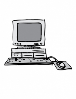 Old computer clipart - Clipart - Design Elements - Stock Graphics