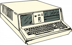 Old Portable Computer Clip Art at Clker.com - vector clip art online ...