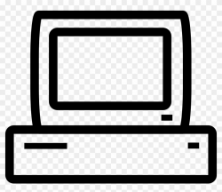 Vintage Computer Icon - Old Computer Icon Png, Transparent Png ...