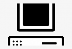 Silhouette Clipart Computer - Cartoon Computer Screen PNG Image ...