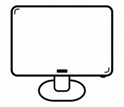 Svg Pc Clipart Simple Computer Cute Borders Vectors - Computer ...