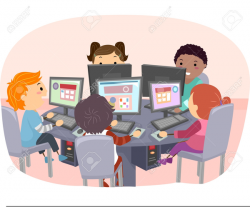 Students Using Computers Clipart | Free Images at Clker.com - vector ...