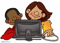 Student at computer clipart - Clip Art Library