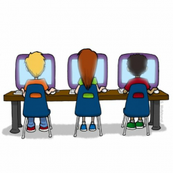 Elementary student with computer clipart free - Clip Art Library