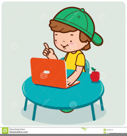 Student Using Computer Clipart | Free Images at Clker.com - vector ...