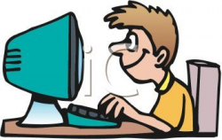 Typing on computer clipart » Clipart Portal