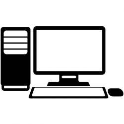 DESKTOP COMPUTER IMAGE - Free vector image in AI and EPS format.