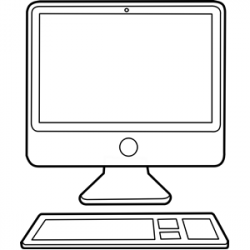 Computer black and white computer clipart black and white free clip ...