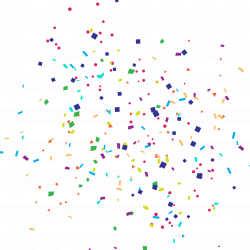 Paper Confetti Party - Cartoon Happy Birthday confetti png ...