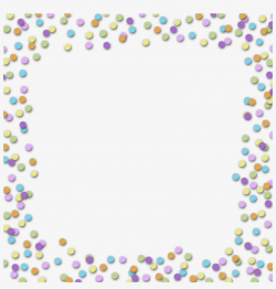 Confetti Border Clipart - Transparent Background Confetti ...