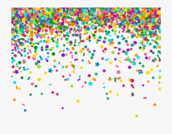 Confetti Background Transparent - Transparent Background ...