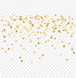 gold confetti transparent background PNG image with ...