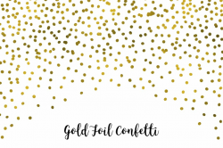 Gold Foil Confetti, Transparent PNG