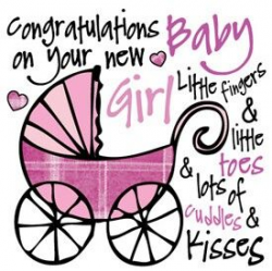 Congratulations on your new baby girl | ○○All kinds of cards ...
