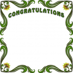 Free Congratulations Borders Congratulation Border Clip Art