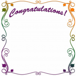 Free Congratulations Borders - Congratulation Border Clip Art