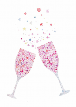 champagne glasses congratulations | cards | Happy birthday drinks ...