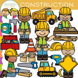 Kids Construction Clip Art