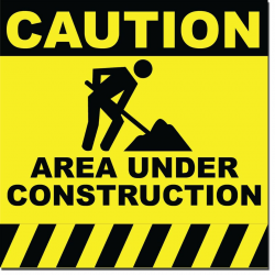 Clip Art: Construction Signs Clip Art | Kids Birthday party ideas ...