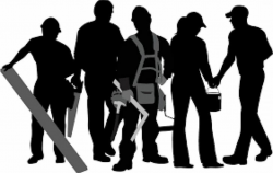 Construction Worker Silhouette Laborer PNG, Clipart, Animals ...