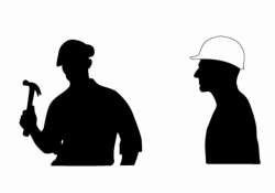 Two Free Construction Worker Vector Silhouettes Download Now ...