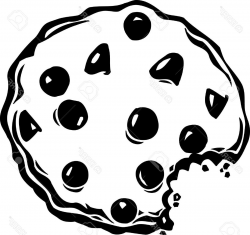 Cookie clipart black and white 1 » Clipart Station