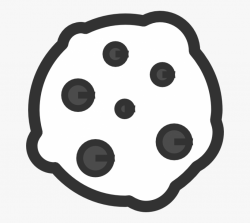 Chocolate Chip Cookie Clipart Black And White - Cookie ...