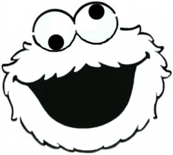 Cookie Monster Face Outline | Cookie monster face template ...