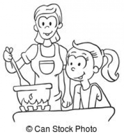 Cooking clipart black and white 2 » Clipart Station