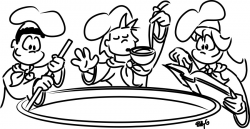 Cooking black and white clipart - Cliparting.com