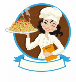 Cook Clip Art Vector Holding A Menu Cook - Clip Art Library