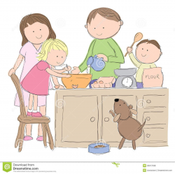 Cooking clipart family cooking, Cooking family cooking ...