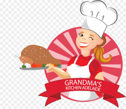Grandma Cartoon Cooking PNG Cooking Grandma\'s Kitchen ...